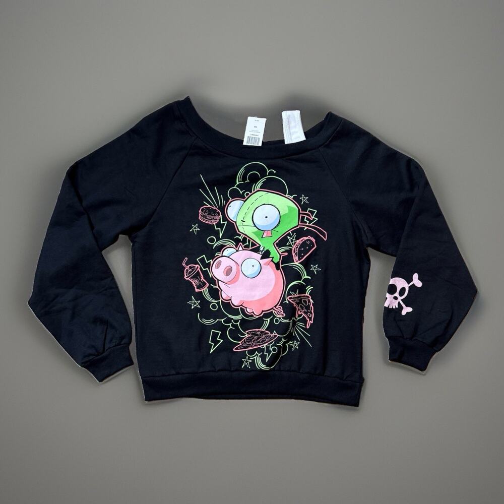 Invader Zim GIR & Pig Twofer Sweatshirt Size SMALL New